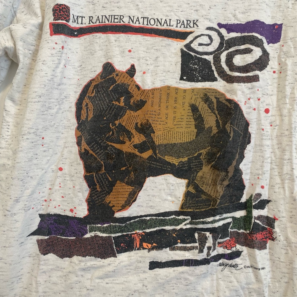 Vintage mount Rainer T Shirt